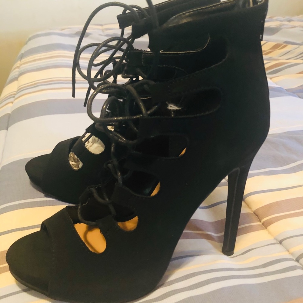 Fashion Nova, black high heels